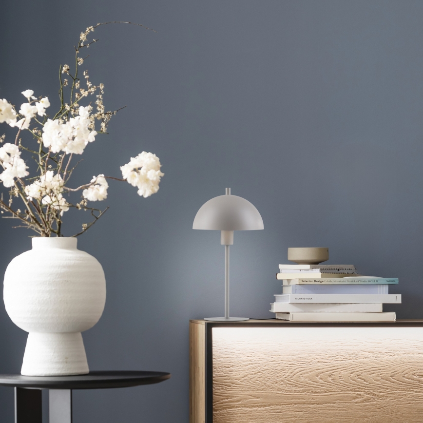 Schöner Wohnen 11726-39 - Lampe de table ALI 1xE14/15W/230V grise