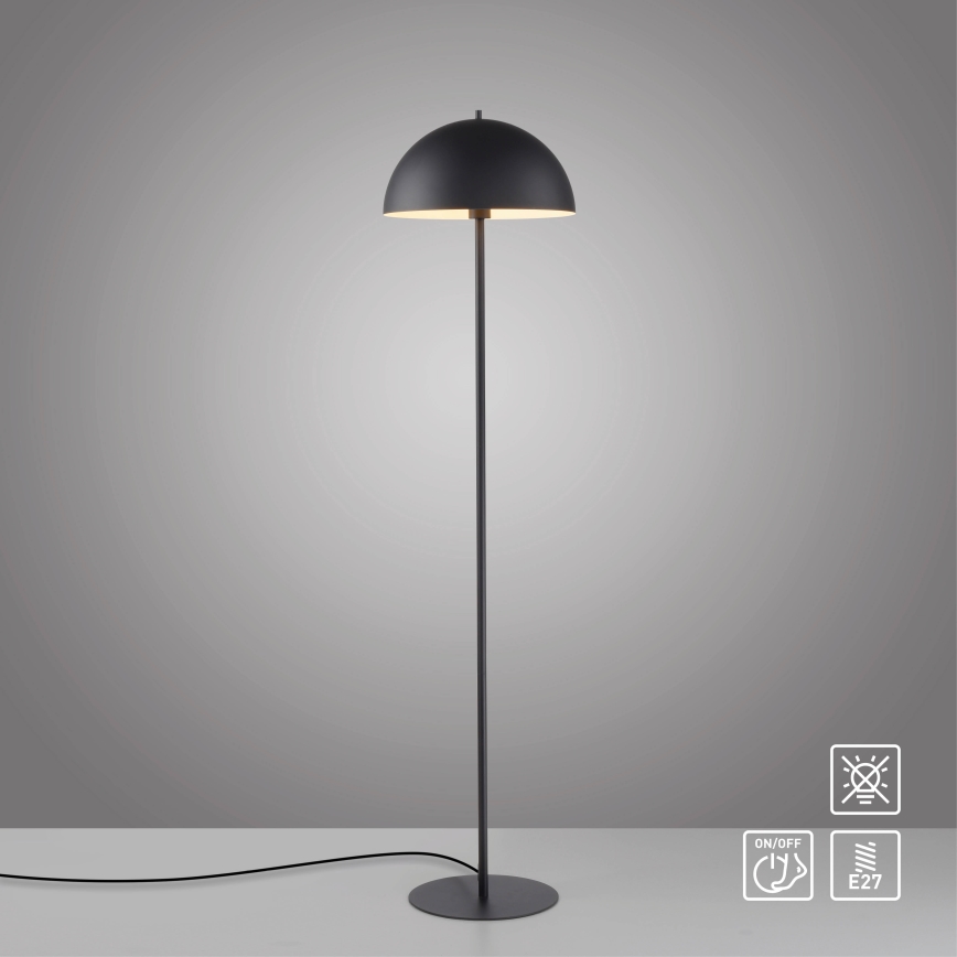 Schöner Wohnen 11727-18 - Vloerlamp ALI 1xE27/25W/230V zwart