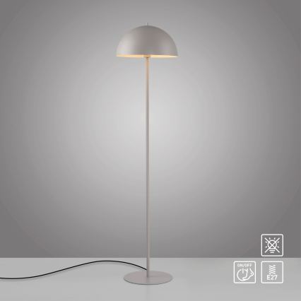 Schöner Wohnen 11727-39 - Vloerlamp ALI 1xE27/25W/230V grijs