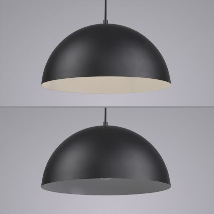 Schöner Wohnen 11728-18 - Hanglamp met kabel ALI 1xE27/25W/230V Ø 38 cm zwart