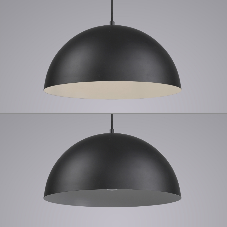 Schöner Wohnen 11728-18 - Hanglamp met kabel ALI 1xE27/25W/230V Ø 38 cm zwart