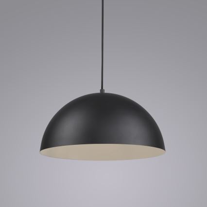 Schöner Wohnen 11728-18 - Suspension sur câble ALI 1xE27/25W/230V Ø 38 cm, noire