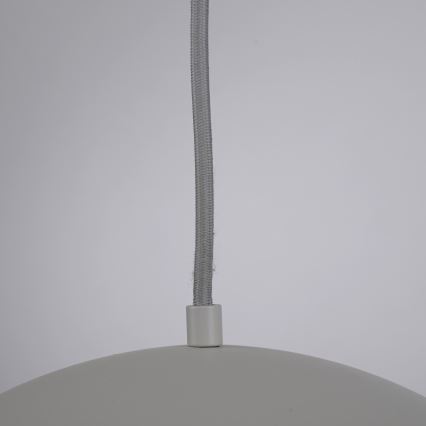 Schöner Wohnen 11728-39 - Hanglamp aan snoer ALI 1xE27/25W/230V Ø 38 cm grijs