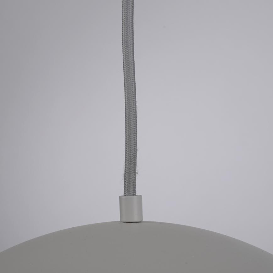 Schöner Wohnen 11728-39 - Hanglamp aan snoer ALI 1xE27/25W/230V Ø 38 cm grijs