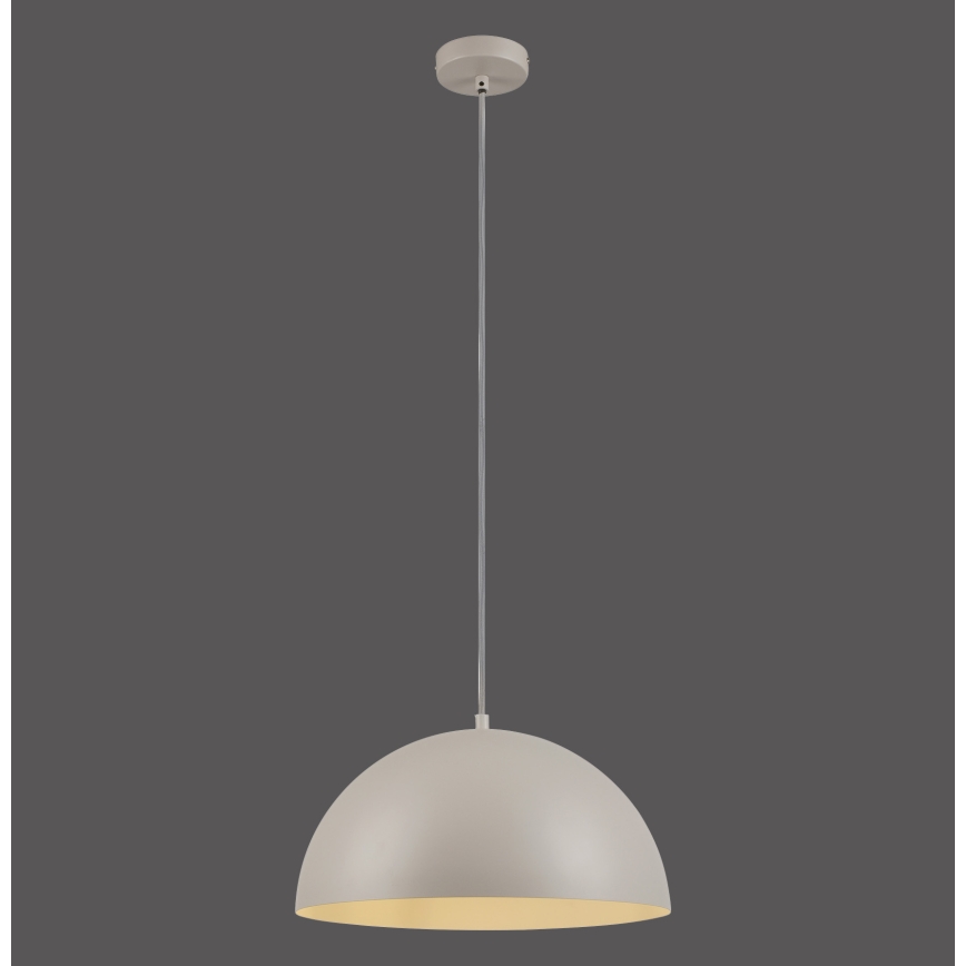 Schöner Wohnen 11728-39 - Suspension sur câble ALI 1xE27/25W/230V, Ø 38 cm, gris
