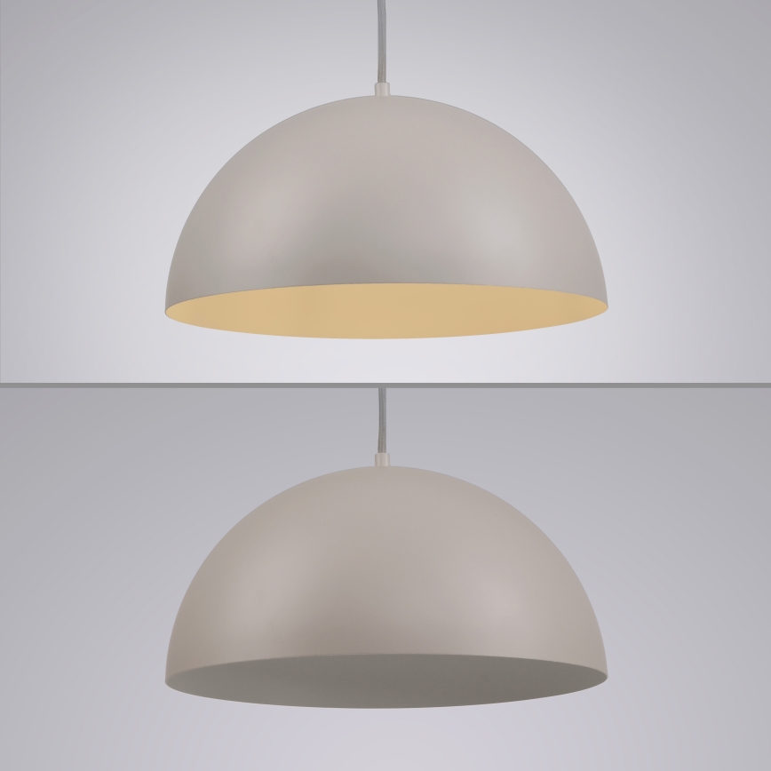 Schöner Wohnen 11728-39 - Suspension sur câble ALI 1xE27/25W/230V, Ø 38 cm, gris