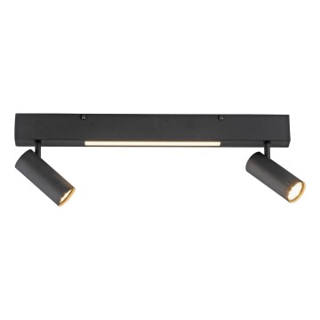 Schöner Wohnen 11793-18 - Spot LED DANTE 2xGU10/10W/230V + LED/7,2W noir