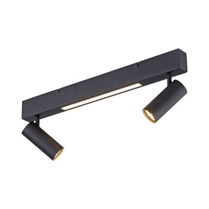 Schöner Wohnen 11793-18 - Spot LED DANTE 2xGU10/10W/230V + LED/7,2W noir