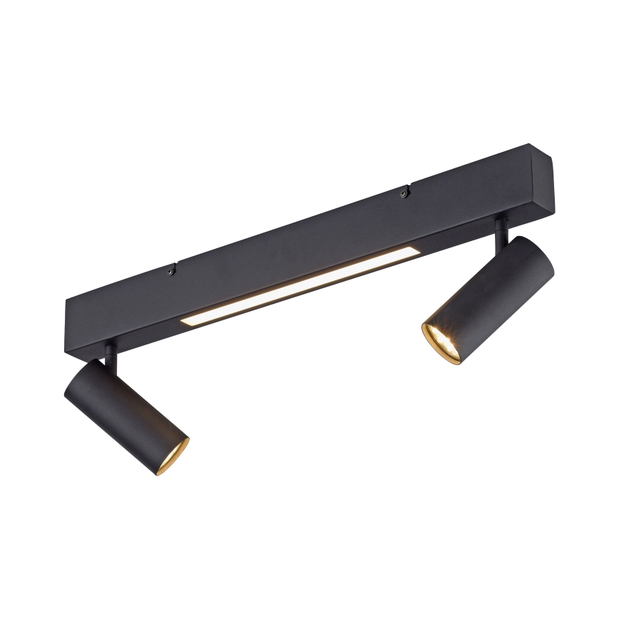 Schöner Wohnen 11793-18 - Spot LED DANTE 2xGU10/10W/230V + LED/7,2W noir