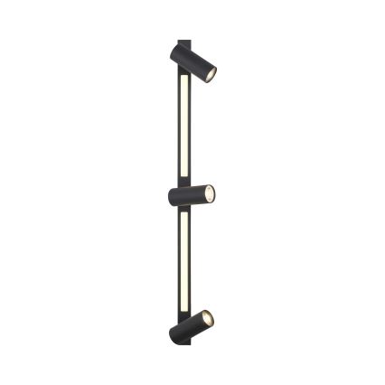Schöner Wohnen 11794-18 - LED-spot DANTE 3xGU10/10W/230V + LED/14,4W zwart