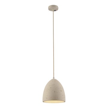 Schöner Wohnen 12540-42 - Hanglamp met kabelophanging TRAVENTA 1xE27/40W/230V Ø 21 cm beton