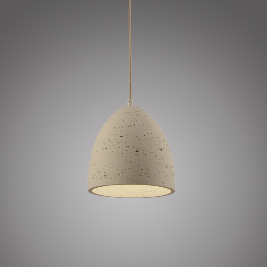 Schöner Wohnen 12540-42 - Hanglamp met kabelophanging TRAVENTA 1xE27/40W/230V Ø 21 cm beton