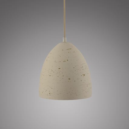 Schöner Wohnen 12540-42 - Hanglamp met kabelophanging TRAVENTA 1xE27/40W/230V Ø 21 cm beton