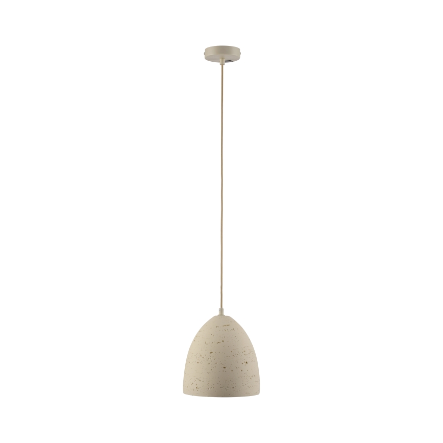 Schöner Wohnen 12540-42 - Hanglamp met kabelophanging TRAVENTA 1xE27/40W/230V Ø 21 cm beton