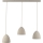 Schöner Wohnen 12541-42 - Hanglamp aan kabel TRAVENTA 3xE27/40W/230V beton