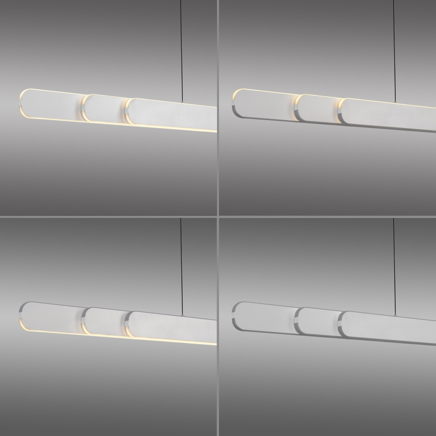 Schöner Wohnen 12577-16 - Suspension LED dimmable sur câble ADRIANA ROUND 2xLED/24W/230V 2700/3000/3500/4000/5000K blanc