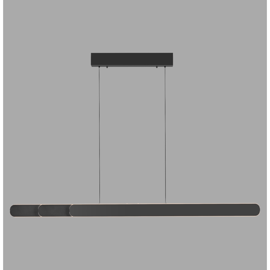 Schöner Wohnen 12577-18 - Dimbare LED-hanglamp met kabel ADRIANA ROUND 2xLED/24W/230V 2700/3000/3500/4000/5000K zwart