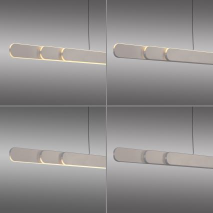 Schöner Wohnen 12577-39 - Dimbare LED-hanglamp aan kabel ADRIANA ROUND 2xLED/24W/230V 2700/3000/3500/4000/5000K 160 cm grijs