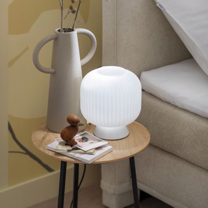 Schöner Wohnen 13573-16 - Lampe de table NAMI 1xE27/25W/230V blanche