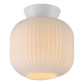 Schöner Wohnen 13574-16 - Plafondlamp NAMI 1xE27/25W/230V Ø 20 cm wit