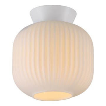Schöner Wohnen 13574-16 - Plafonnier NAMI 1xE27/25W/230V Ø 20 cm blanc