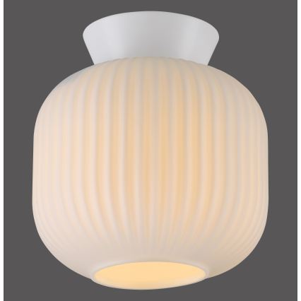 Schöner Wohnen 13574-16 - Plafonnier NAMI 1xE27/25W/230V Ø 20 cm blanc