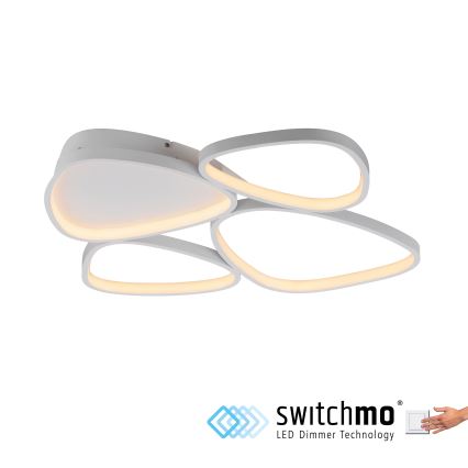 Schöner Wohnen 14038-16 - dimbare LED-plafondlamp PEBBLES LED/35,5W/230V wit