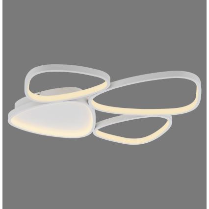 Schöner Wohnen 14038-16 - Plafonnier LED dimmable PEBBLES LED/35,5W/230V blanc