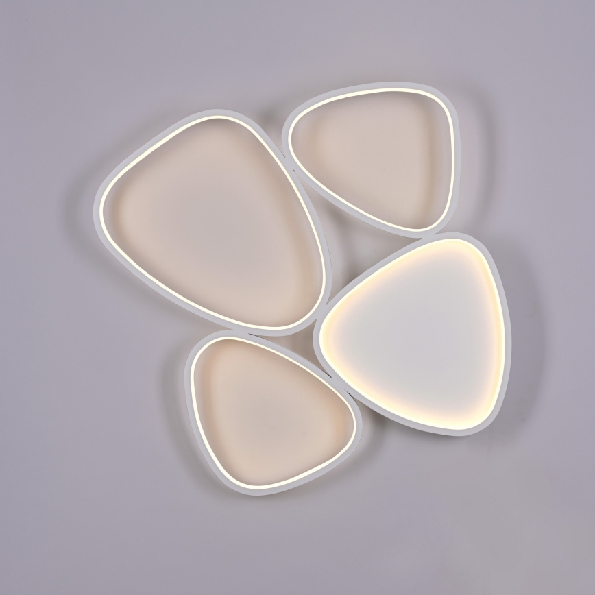 Schöner Wohnen 14038-16 - Plafonnier LED dimmable PEBBLES LED/35,5W/230V blanc