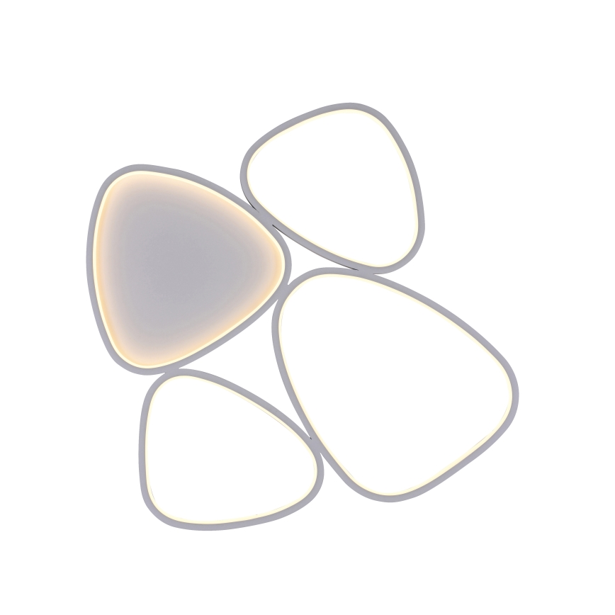 Schöner Wohnen 14038-16 - Plafonnier LED dimmable PEBBLES LED/35,5W/230V blanc