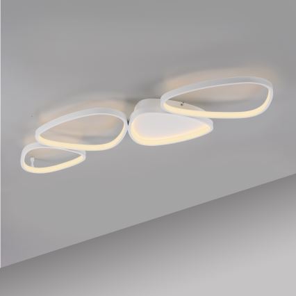 Schöner Wohnen 14039-16 - Plafonnier LED dimmable PEBBLES LED/35,5W/230V blanc