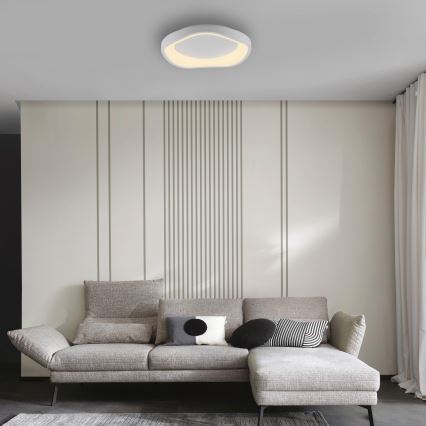 Schöner Wohnen 14233-16 - dimbare LED-plafondlamp MONTA LED/21W/230V Ø 40 cm wit