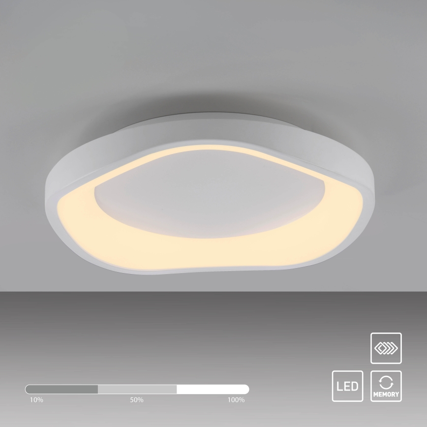 Schöner Wohnen 14233-16 - dimbare LED-plafondlamp MONTA LED/21W/230V Ø 40 cm wit