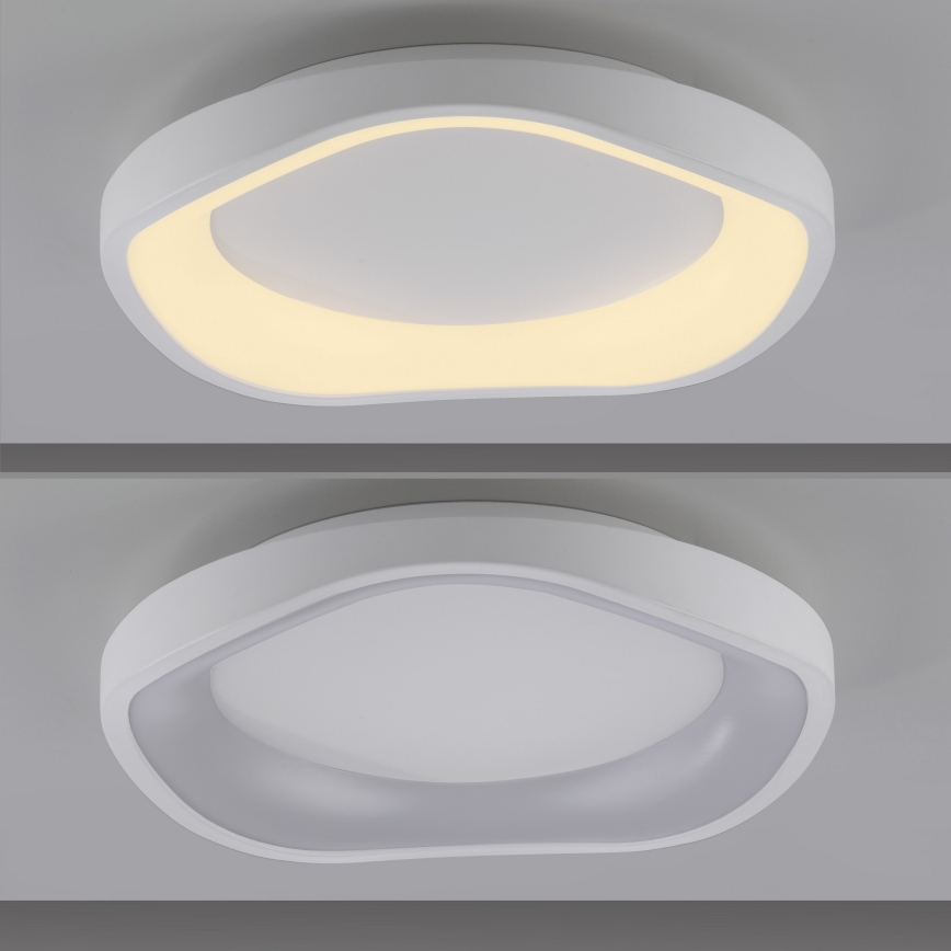 Schöner Wohnen 14233-16 - dimbare LED-plafondlamp MONTA LED/21W/230V Ø 40 cm wit
