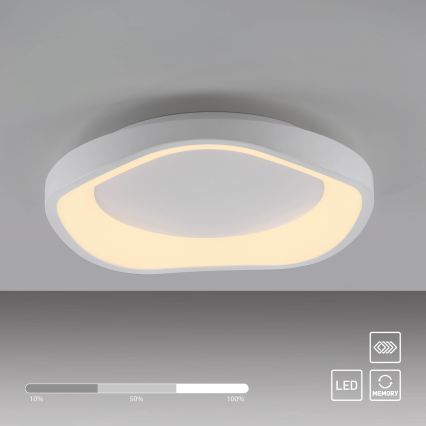 Schöner Wohnen 14233-16 - Plafonnier LED dimmable MONTA LED/21W/230V Ø 40 cm blanc