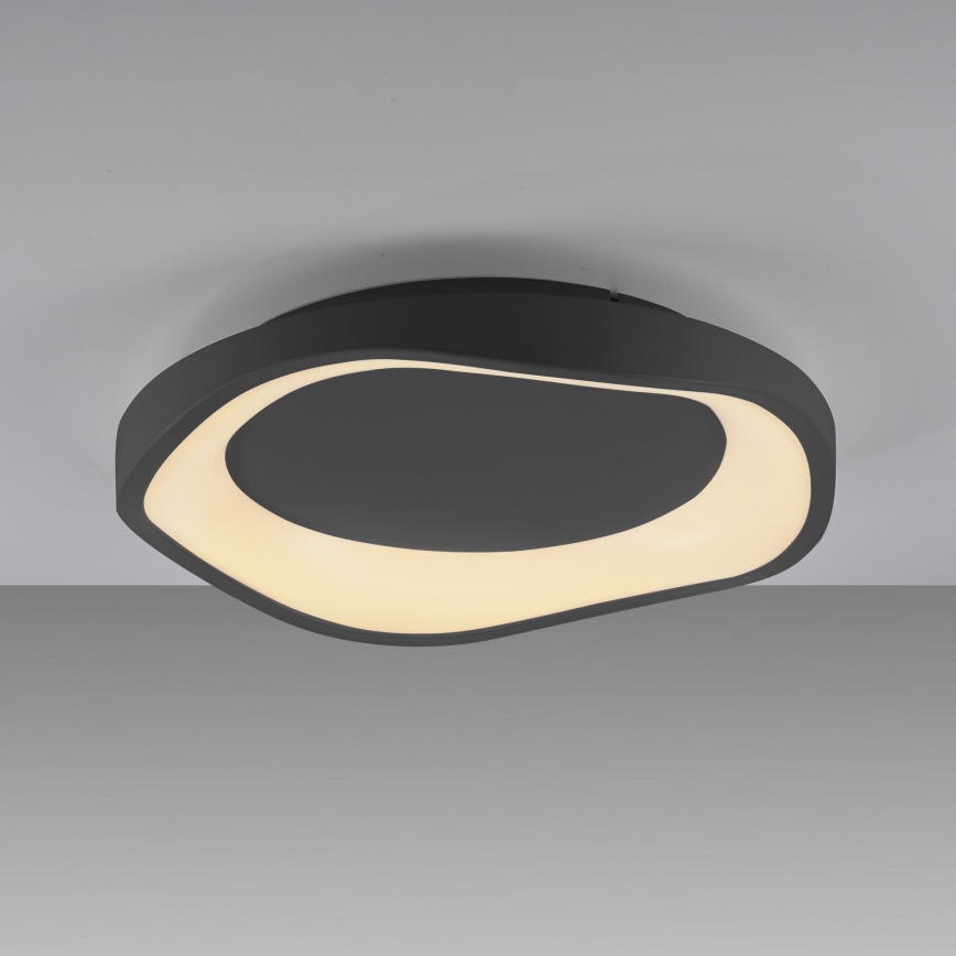 Schöner Wohnen 14233-18 - Plafonnier LED dimmable MONTA LED/21W/230V Ø 40 cm noir