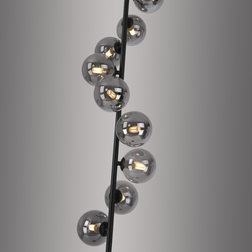 Schöner Wohnen 14506-18 - Lampadaire LED DUBAI 9xG9/3W/230V noir/fumé