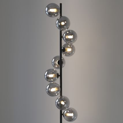 Schöner Wohnen 14506-18 - Lampadaire LED DUBAI 9xG9/3W/230V noir/fumé