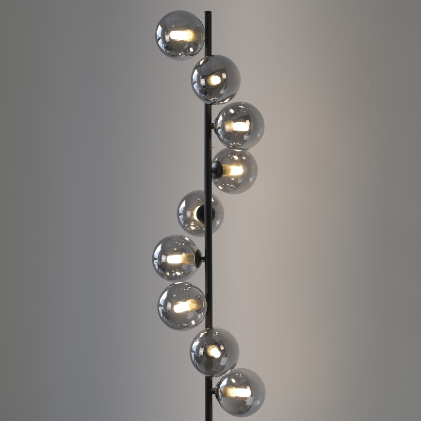 Schöner Wohnen 14506-18 - Lampadaire LED DUBAI 9xG9/3W/230V noir/fumé