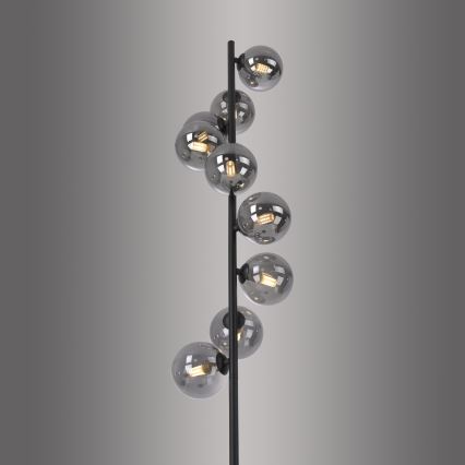 Schöner Wohnen 14506-18 - Lampadaire LED DUBAI 9xG9/3W/230V noir/fumé