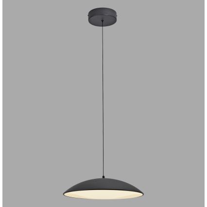 Schöner Wohnen 14606-18 - Dimbare LED-hanglamp aan kabel LENTE LED/17W/230V Ø 40 cm zwart