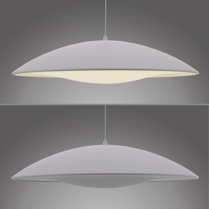 Schöner Wohnen 14607-16 - Dimbare LED-hanglamp aan kabel LENTE LED/23W/230V Ø 50 cm wit