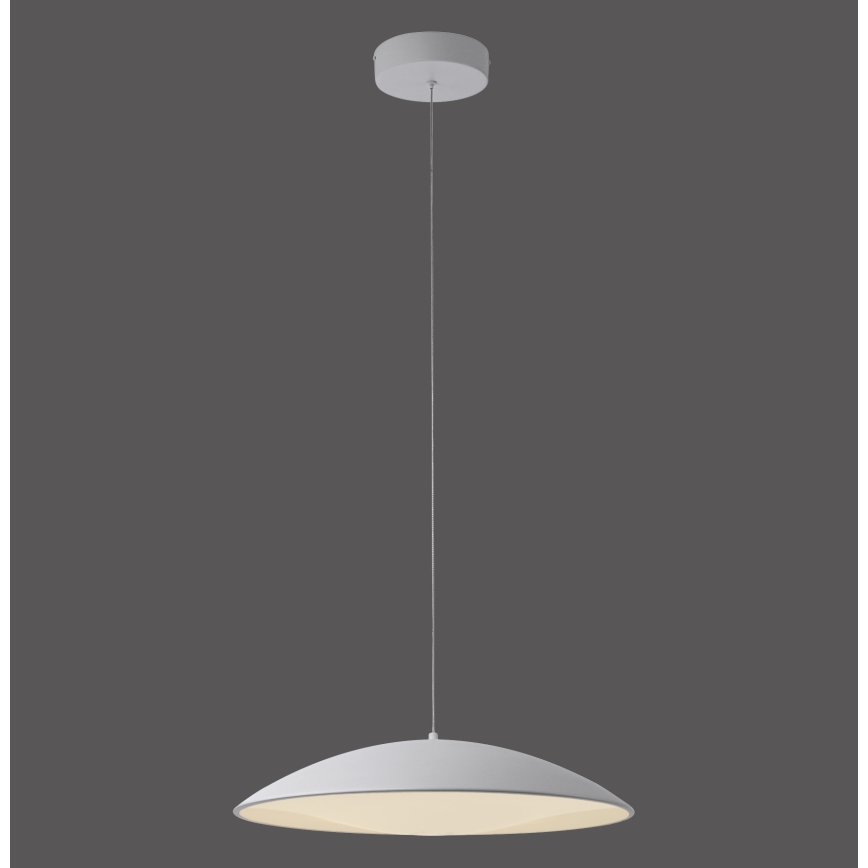 Schöner Wohnen 14607-16 - Suspension LENTE sur câble, LED dimmable, 23W/230V, Ø 50 cm, blanche