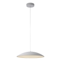 Schöner Wohnen 14607-16 - Suspension LENTE sur câble, LED dimmable, 23W/230V, Ø 50 cm, blanche