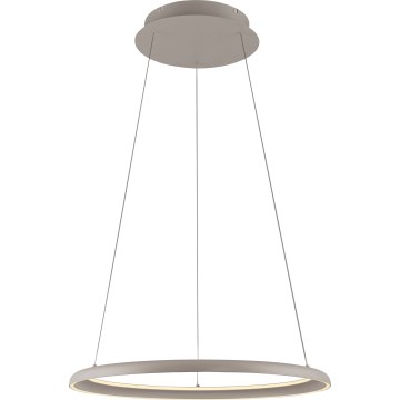 Schöner Wohnen 15570-39 - Dimbare LED-hanglamp aan kabel QUILLO LED/36W/230V, diameter 60 cm, grijs