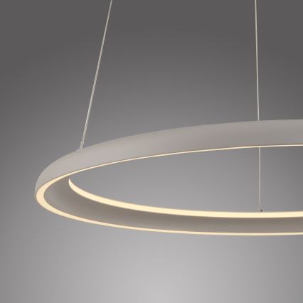 Schöner Wohnen 15570-39 - Dimbare LED-hanglamp aan kabel QUILLO LED/36W/230V, diameter 60 cm, grijs