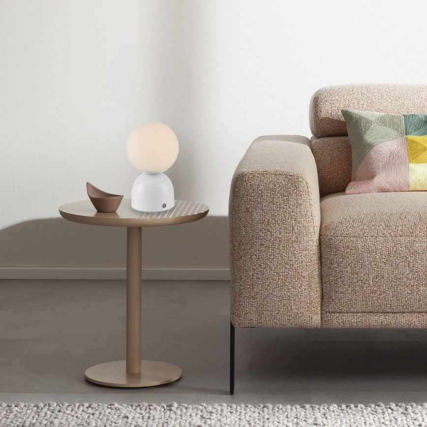 Schöner Wohnen 19218-16 - LED dimbare raakgevoelige oplaadbare tafellamp RUDI LED/1,2W/5V 3000-6000K 1200 mAh wit