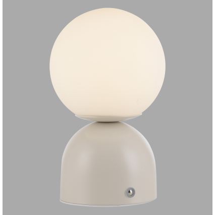 Schöner Wohnen 19218-39 - lampe de table LED tactile dimmable et rechargeable RUDI LED/1,2W/5V 3000-6000K 1200 mAh gris