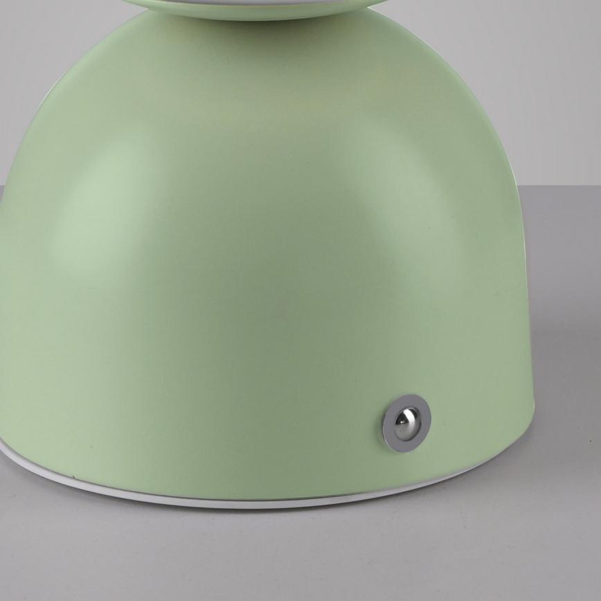 Schöner Wohnen 19218-43 - Lampe de table tactile dimmable rechargeable RUDI LED/1,2W/5V 3000-6000K 1200 mAh verte