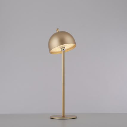 Schöner Wohnen 19244-12 - LED Dimbare aanraakgevoelige oplaadbare buitentafellamp BELLIS LED/2,5W/5V 2600 mAh IP54 goud